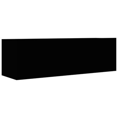 vidaXL Tv-meubel 100x30x30 cm bewerkt hout zwart product