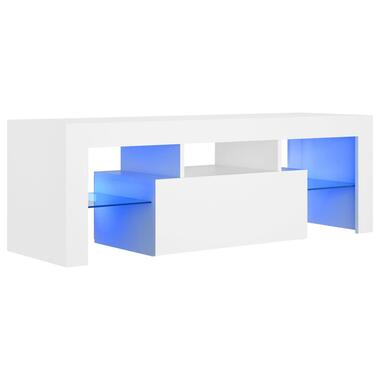 vidaXL Tv-meubel met LED-verlichting 120x35x40 cm wit product