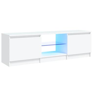 vidaXL Tv-meubel met LED-verlichting 120x30x35,5 cm wit product