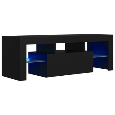 vidaXL Tv-meubel met LED-verlichting 120x35x40 cm zwart product