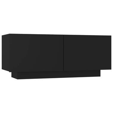 vidaXL Tv-meubel 100x35x40 cm spaanplaat zwart product