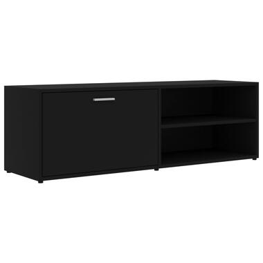 vidaXL Tv-meubel 120x34x37 cm bewerkt hout zwart product