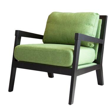 Industriële fauteuil Morris stof groen - Stof - Groen - 77x66x72 cm product