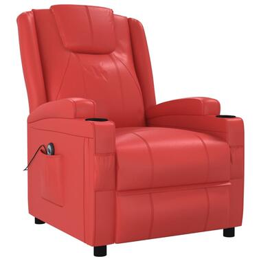 vidaXL Sta-op-stoel kunstleer rood product