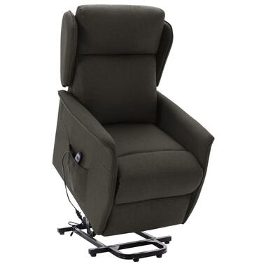 vidaXL Sta-op-stoel verstelbaar stof taupe product