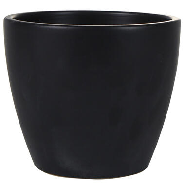 Steege Bloempot - zwart - keramiek - 18 x 16 cm product