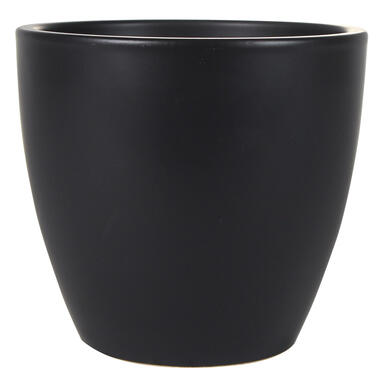 Steege Bloempot - zwart - keramiek - 20 x 19 cm product