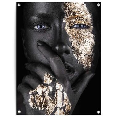 Tuinposter - Gouden hand - 80x60 cm product