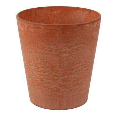 Ter Steege Bloempot - light terra cotta - natuursteen look - D22 x H20 cm product