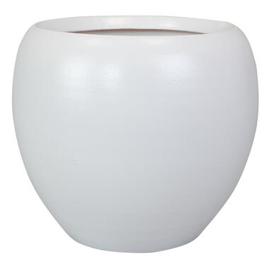 Steege Bloempot - wit - modern design - keramiek - 22 x 20 cm product