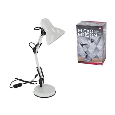 Edison Bureaulamp - E27 max 40W – Buro – Kantoor – Verlichting - Wit product