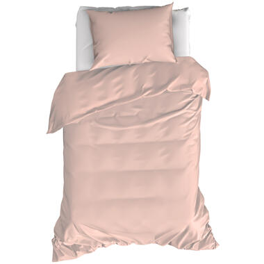 Moodit Dekbedovertrek Basil Pearl Pink - Eenpersoons - 140 x 220 cm - Katoen product