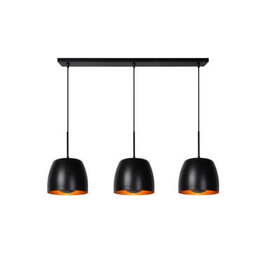 Lucide NOLAN - Hanglamp - 3xE27 - Zwart product