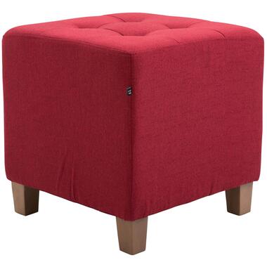 CLP Hocker Pharao antiek licht Frame - Stof - rood product