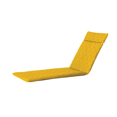 Madison - Ligbedkussen - Graphic yellow - 190x60 - Geel product