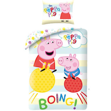 Peppa Pig Dekbedovertrek Boing - Eenpersoons - 140 x 200 cm - Katoen product