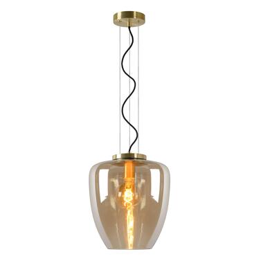 Lucide FLORIEN - Hanglamp - Ø 28 cm - 1xE27 - Amber product