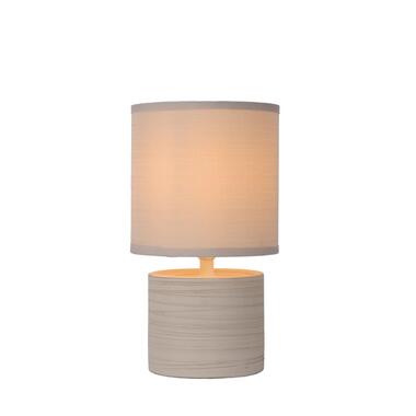 Lucide GREASBY - Tafellamp - Ø 14 cm - 1xE14 - Beige product