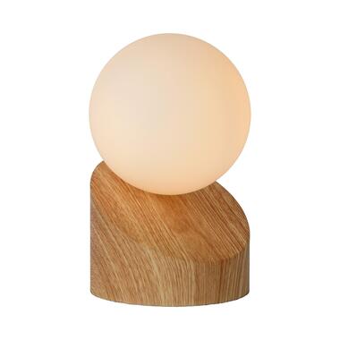 Lucide LEN - Tafellamp - Ø 10 cm - 1xG9 - Licht hout product