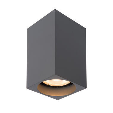 Lucide BENTOO-LED - Plafondspot - LED Dimb. - GU10 - 1x5W 3000K Grijs | Leen Bakker