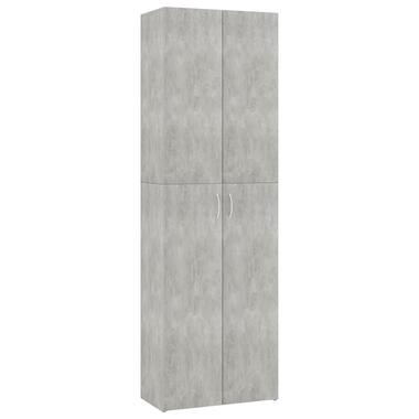 vidaXL Kantoorkast 60x32x190 cm bewerkt hout betongrijs product