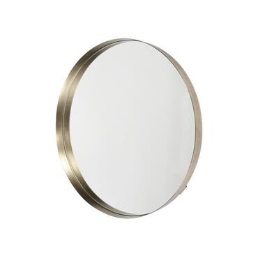 Spiegel industrieel rond Tess goud 50 cm - Metaal - Goudkleurig - 50x50x50 cm product