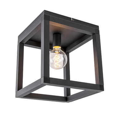 QAZQA Industriële plafondlamp zwart - Big Cage 2 product
