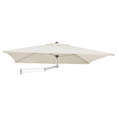 Rechthoekige Muurparasol - 200 x 140 cm - Ecru / Gebroken wit product