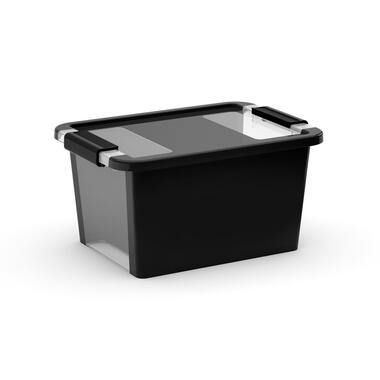 Kis Bi Opbergbox S - 11L - zwart/transparant product