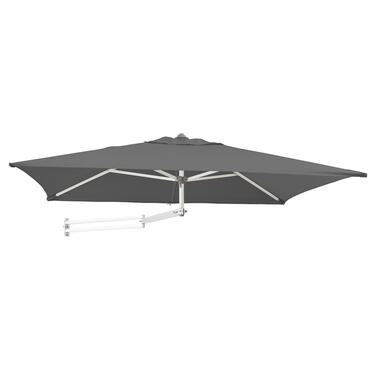 Rechthoekige Muurparasol - 200 x 140 cm - Donker Grijs product