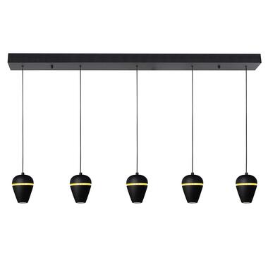 Highlight hanglamp Kobe - 5 lichts - 110 x150 cm - zwart product