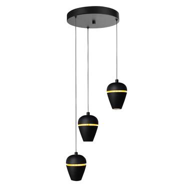 Highlight Hanglamp Kobe 3 lichts Ø 30 cm zwart product