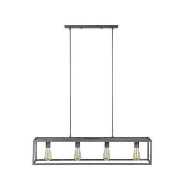 Industriële hanglamp Jelte - Metaal - Grijs - 18x98x20 cm product