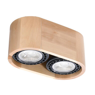 Sollux Plafondlamp Basic 2 lichts hout product