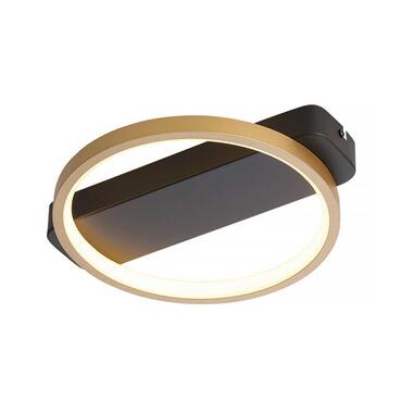 Freelight Plafondlamp Cintura Ø 26 cm zwart goud product