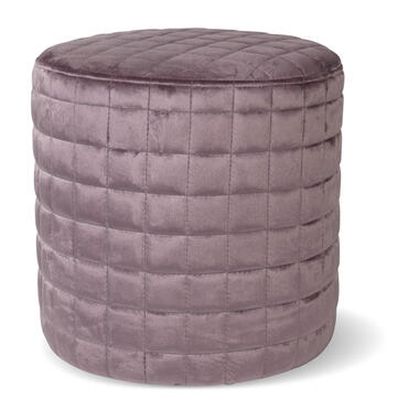 ALAIN - Poef rond violet 40x40x40 cm - paars - pasteltint product