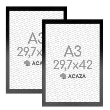 Prestatie Integreren Charmant ACAZA Set van 2 Madison Fotokaders - 30x40 cm - Foto Lijsten in MDF Hout -  Zwart | Leen Bakker