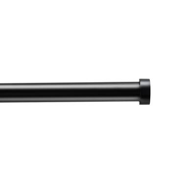 ACAZA Gordijnroede, Uitschuifbare Gordijn Rail, Stang 125-240 cm, Zwart product