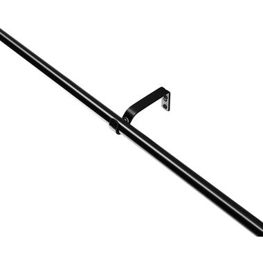 ACAZA Uitschuifbare Gordijnroede, Aanpasbare Gordijnrail, Stang 90-170 cm, Zwart product