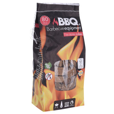 BBQ Collection Aanmaakblokjes - 80 stuks - barbecue aanmakers product