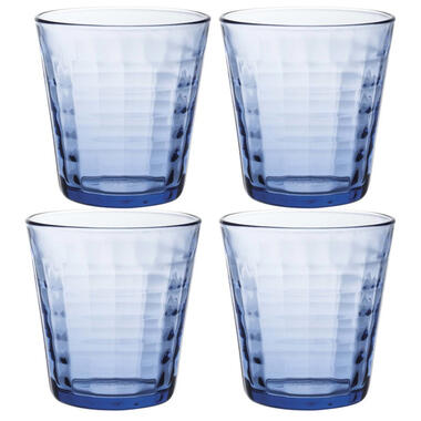 Duralex Drinkglazen - 4 stuks - blauw - 275 cm - glas product