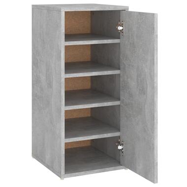 vidaXL Schoenenkast 32x35x70 cm bewerkt hout betongrijs product