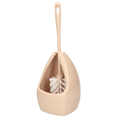 Buemag Toiletborstel met houder - taupe - kunststof - 39 cm product