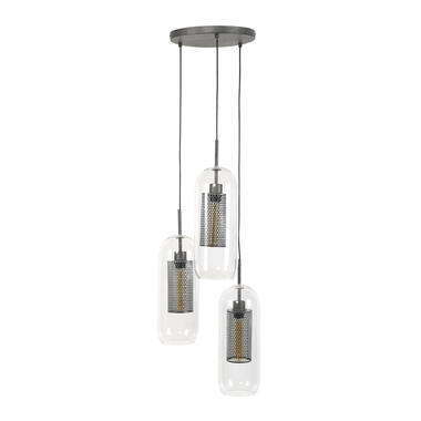 Hoyz - Hanglamp Cilinder - 3xØ15 - Getrapt - Glas product