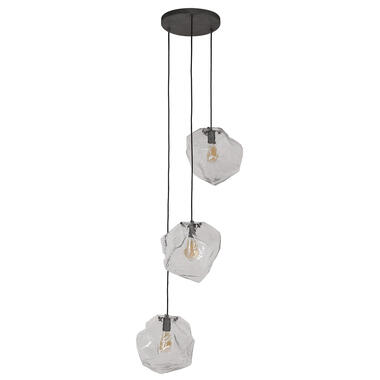 Hoyz - Hanglamp Rock Clear - 3 Lampen - Getrapt - Industrieel product