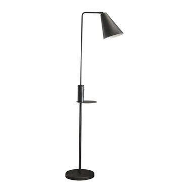 Industriele Vloerlamp met USB-Poort - 160 cm - Grijs/Zwart product