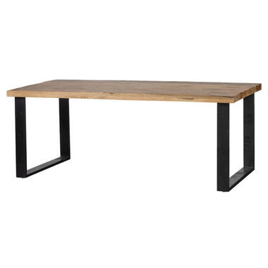 Mangohoutonline - Eettafel Cleveland 160x90cm Rechthoekig - Bruin - Mahom product