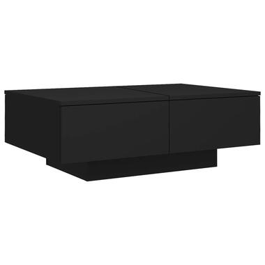 vidaXL Salontafel 90x60x31 cm bewerkt hout zwart product