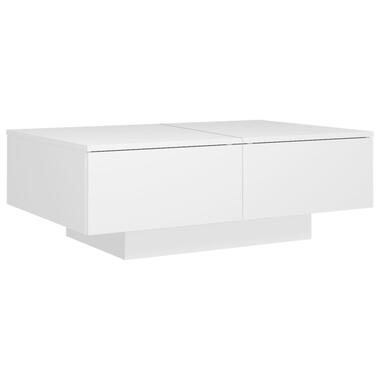 vidaXL - Salontafel - Wit - Bewerkt hout - 90 x 60 x 31 cm product