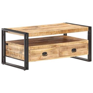 vidaXL Salontafel 100x55x45 cm ruw mangohout product